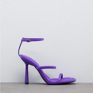 Zara purple heels